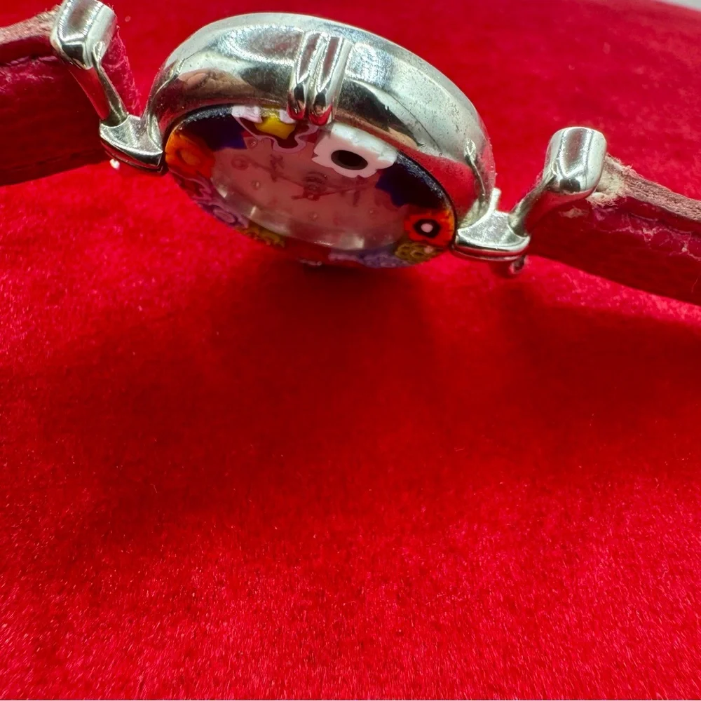 Vintage Murano Glass Millefiori Women’s Quartz‎ Watch Italian Art Glass Dial